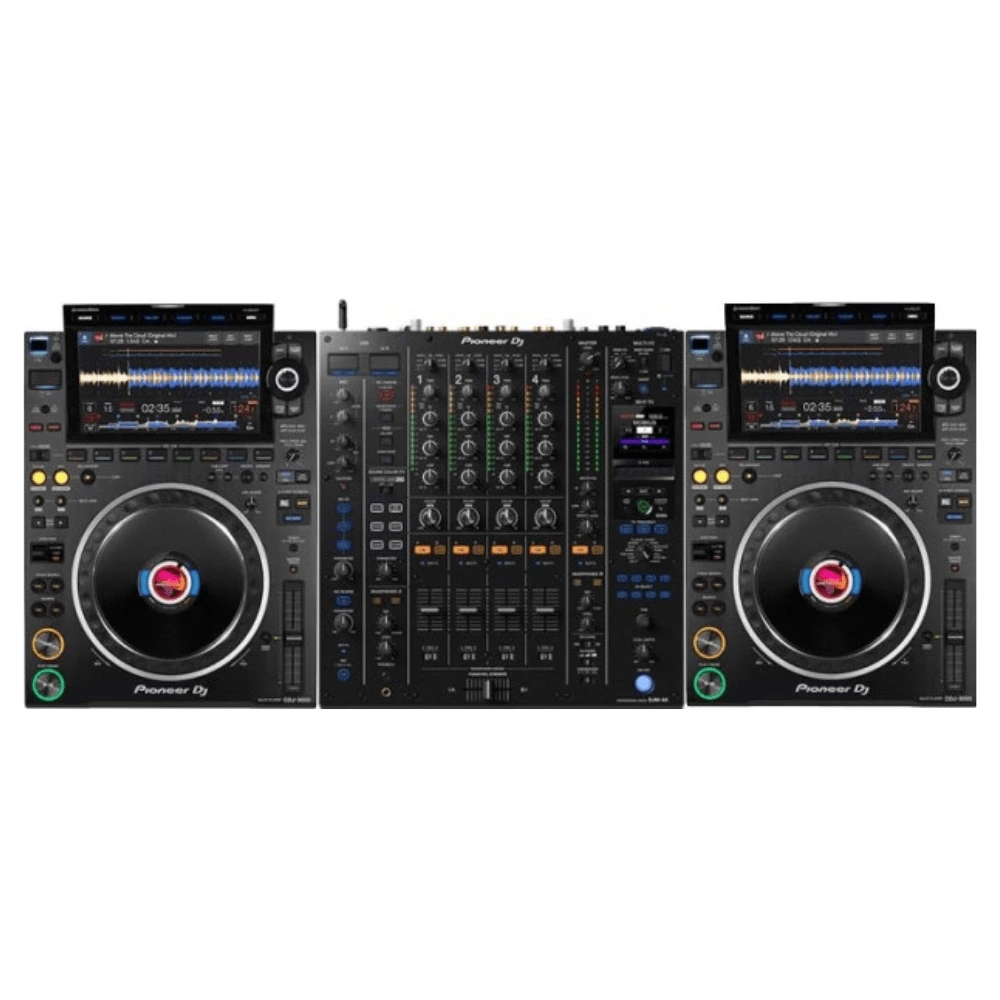 Set: 2x Pioneer CDJ3000 + A9 mixer